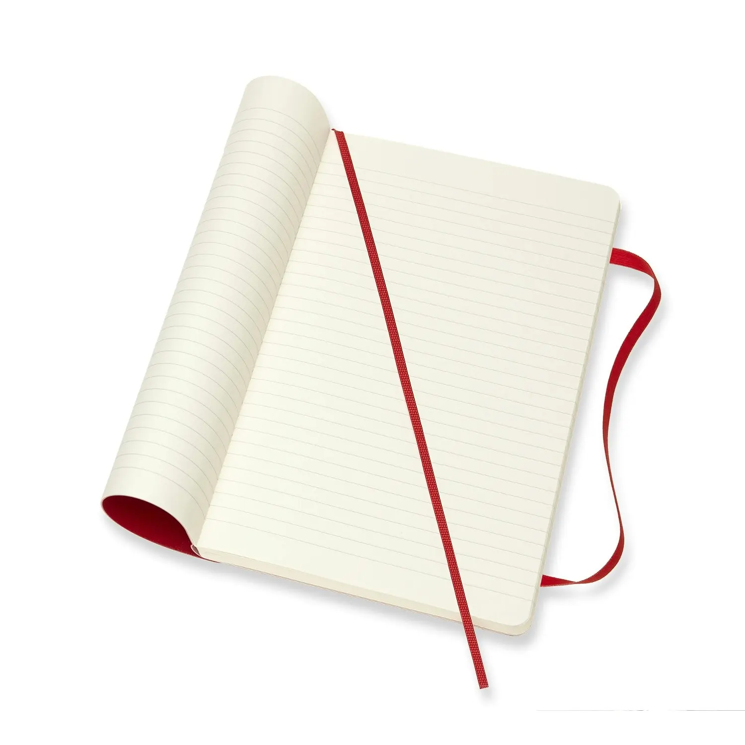 Moleskine Classic Soft Cover Ruled Notebook Office/Student Journal L Scarlet RD