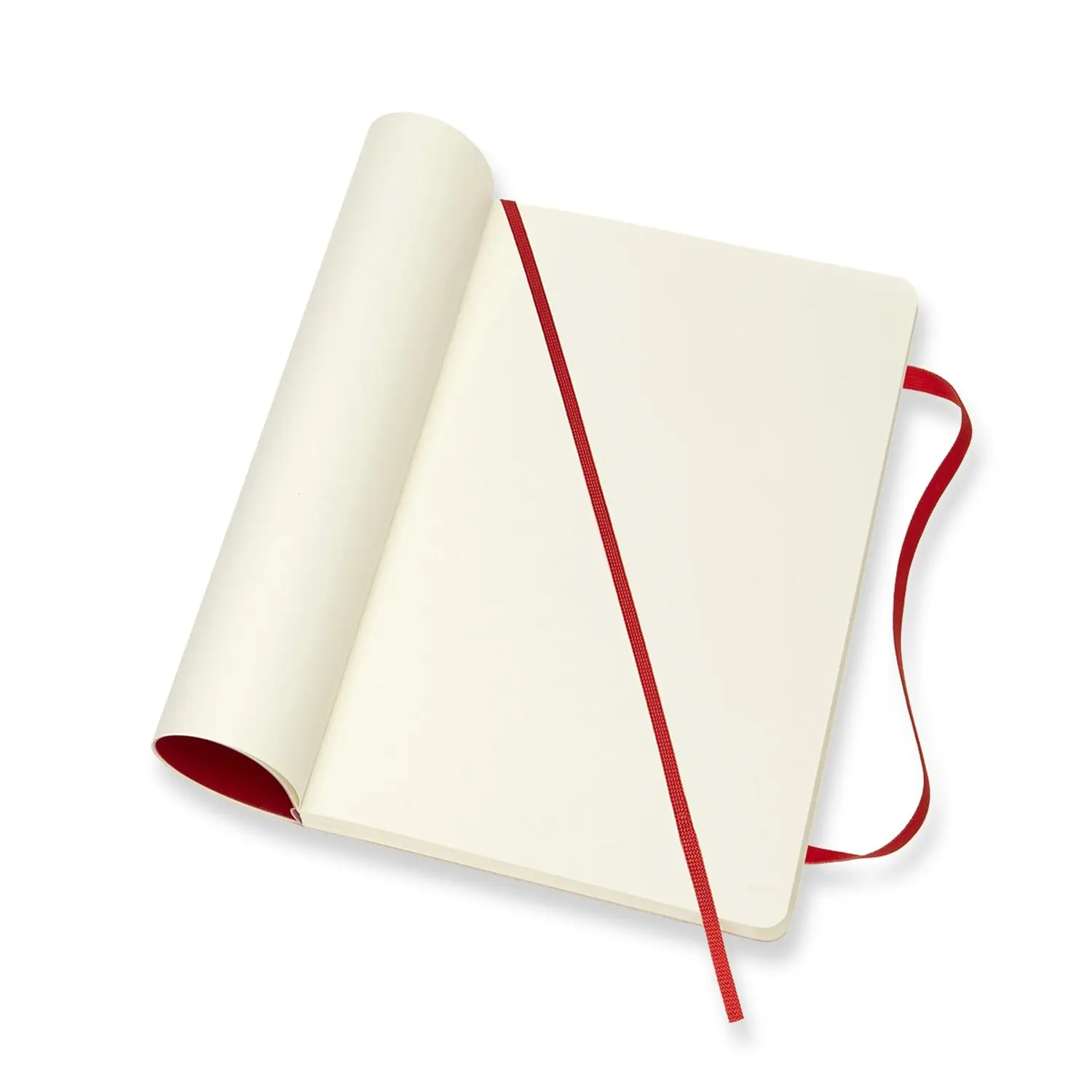 Moleskine Classic Plain Soft Cover Notebook Office/Student Journal L Scarlet Red