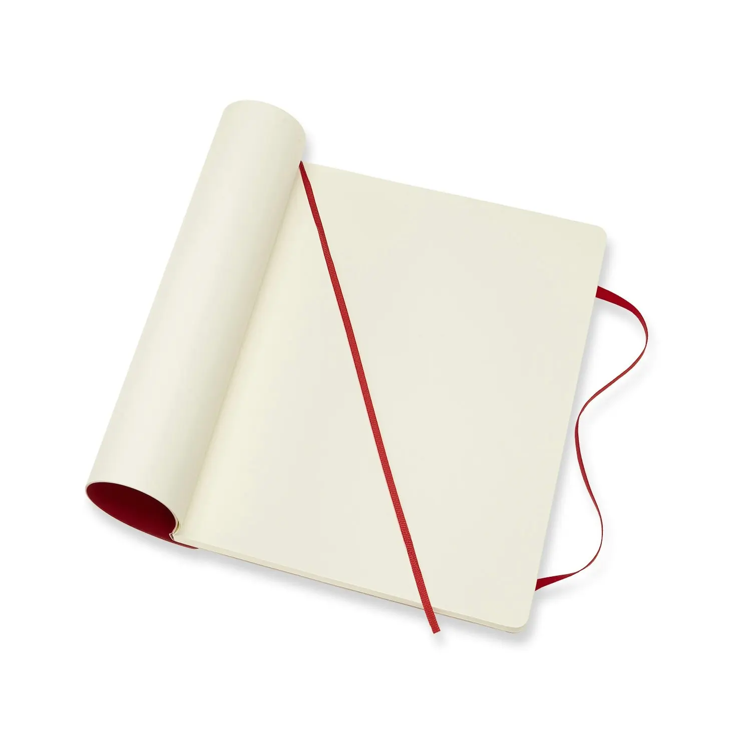 Moleskine Plain Classic Soft Cover Notebook Office/Student Journal XL Scarlet RD