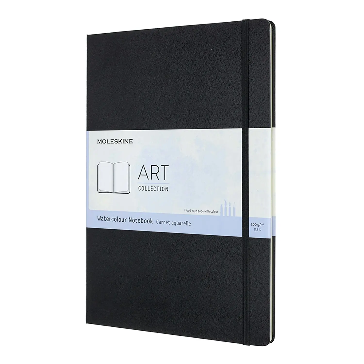 Moleskine Art 30cm Watercolour A4 Notebook Painting Sketchbook Drawing Pad Black