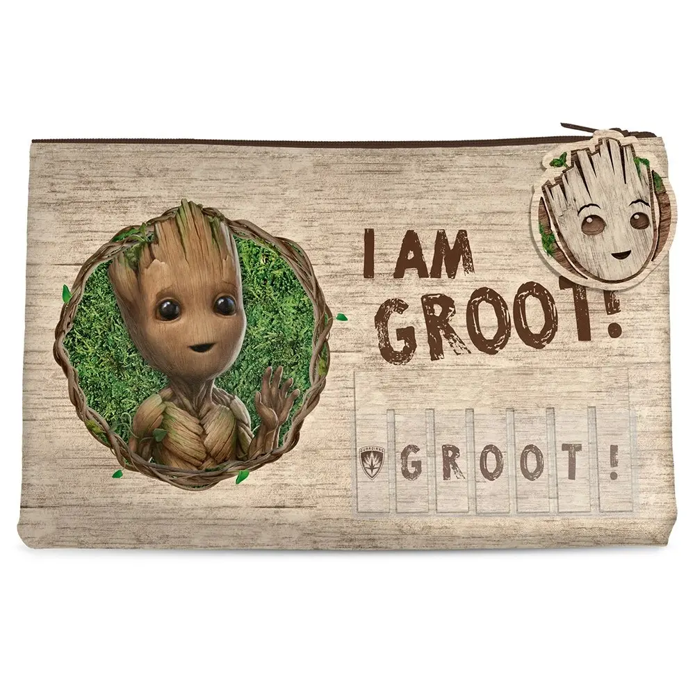 3x Marvel MCU Guardians of The Galaxy I am Groot Named Pencil/Stationary Case