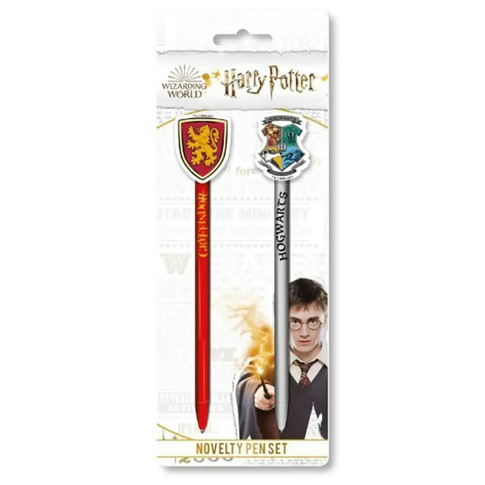 4pc Wizarding World Harry Potter Stand Together Novelty Stationary Pen Set