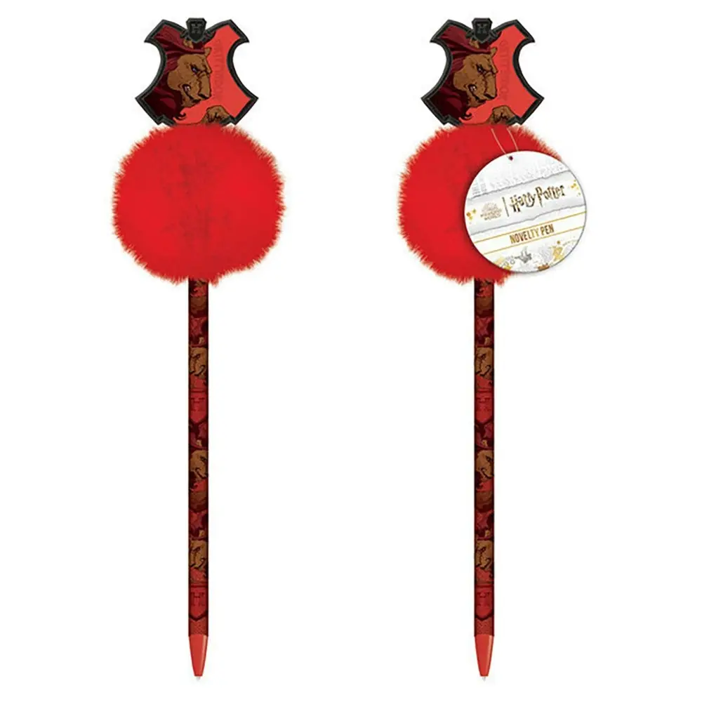 3x Wizarding World Character Themed Harry Potter House Gryffindor Pom Pom Pen