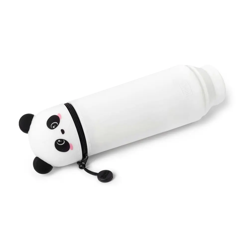 Legami Kawaii 2-in-1 Soft Silicone Pencil Case Ballpen/Pen Stationery Panda