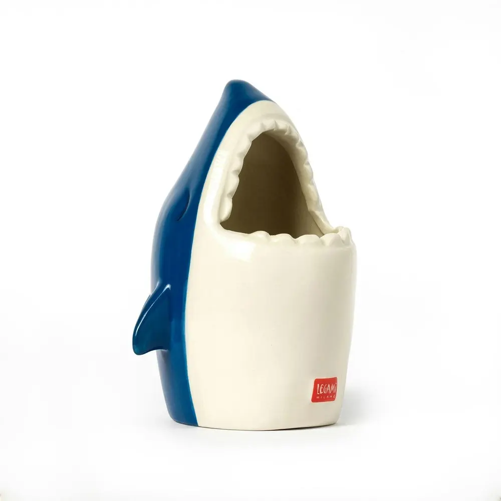 Legami Desk Friends Ceramic Pen/Ballpen Pencil Holder Storage Stationery Shark