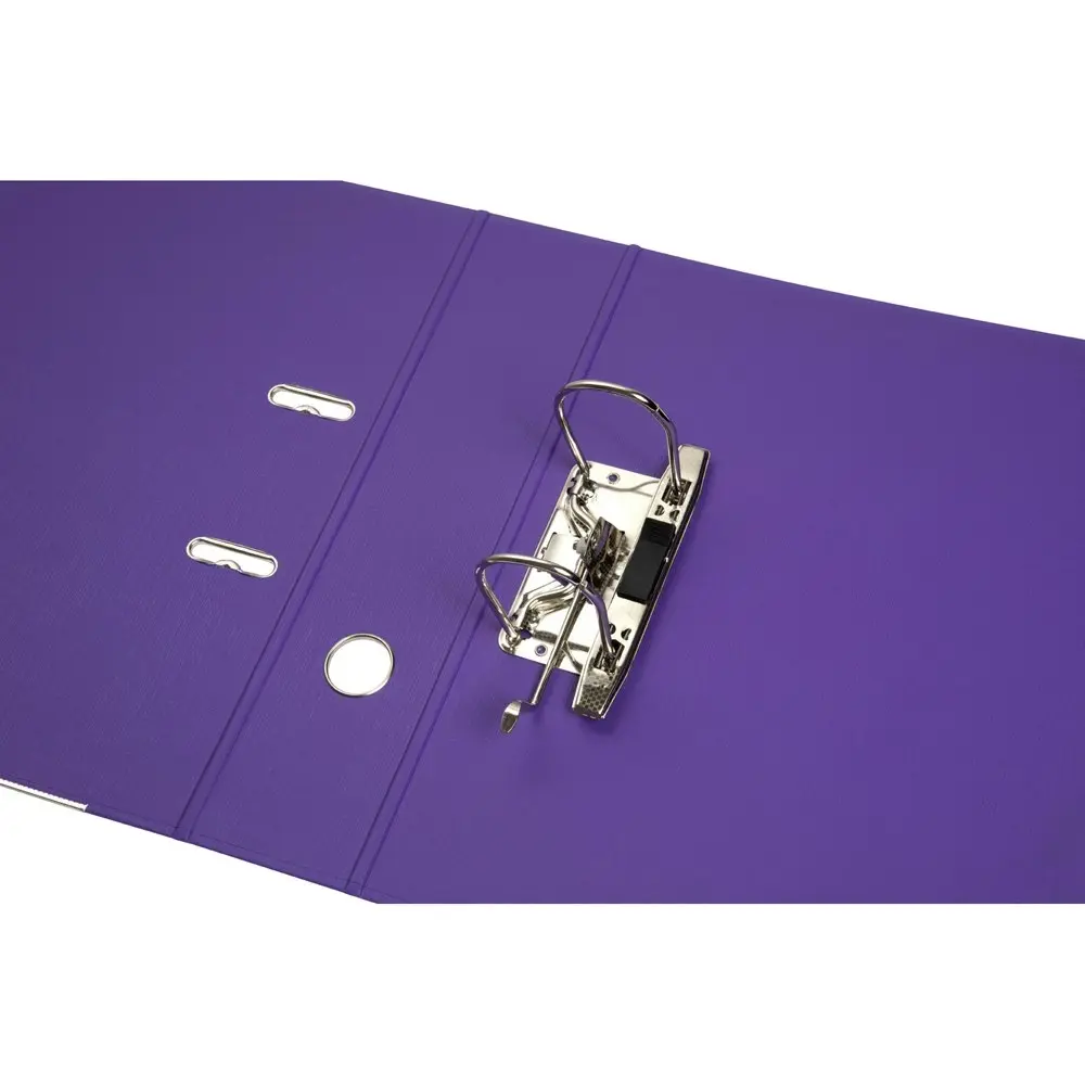 2x Marbig PE Lever Arch File Folder A4 Document Filing Organiser Holder Purple