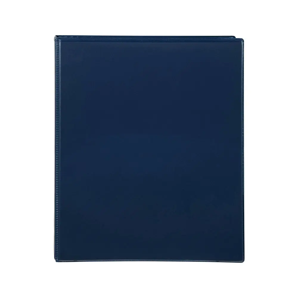 5x Marbig Clearview 4 D-Ring Insert Binder A4 File 25mm Document Organiser Blue