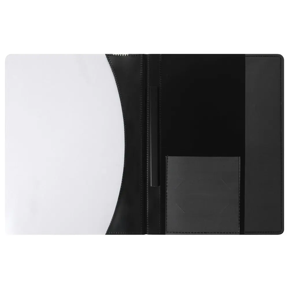 Marbig Premier A4 Flat File Document/Page Paper Organiser Display Folder BLK