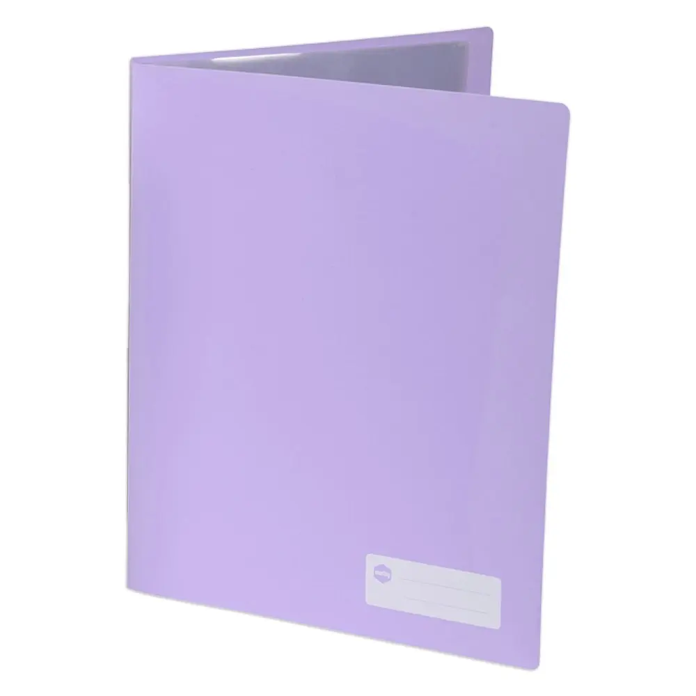 6PK Marbig 20-Pocket A4 Non-Refillable Document Display Book - Pastel Assorted