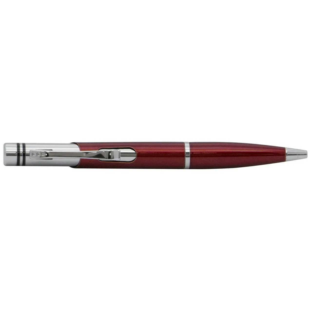 2x Scripto Premium Clooney Durable Home / Office Strationary Ball Point Pen Red