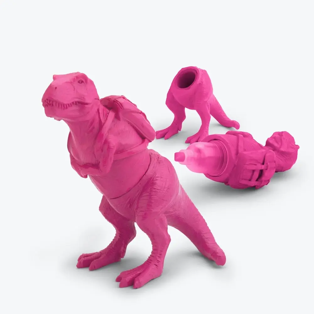 Mustard TRex 9cm Highlighter/Marker Pen Office/School Stationery Writing Pink