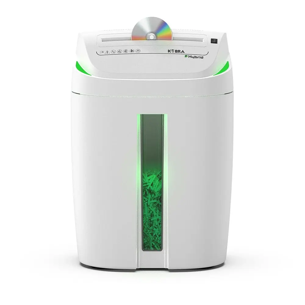 Kobra S-4 Hybrid Straight Cut Personal/Deskside Paper/Plastic Shredder 40L