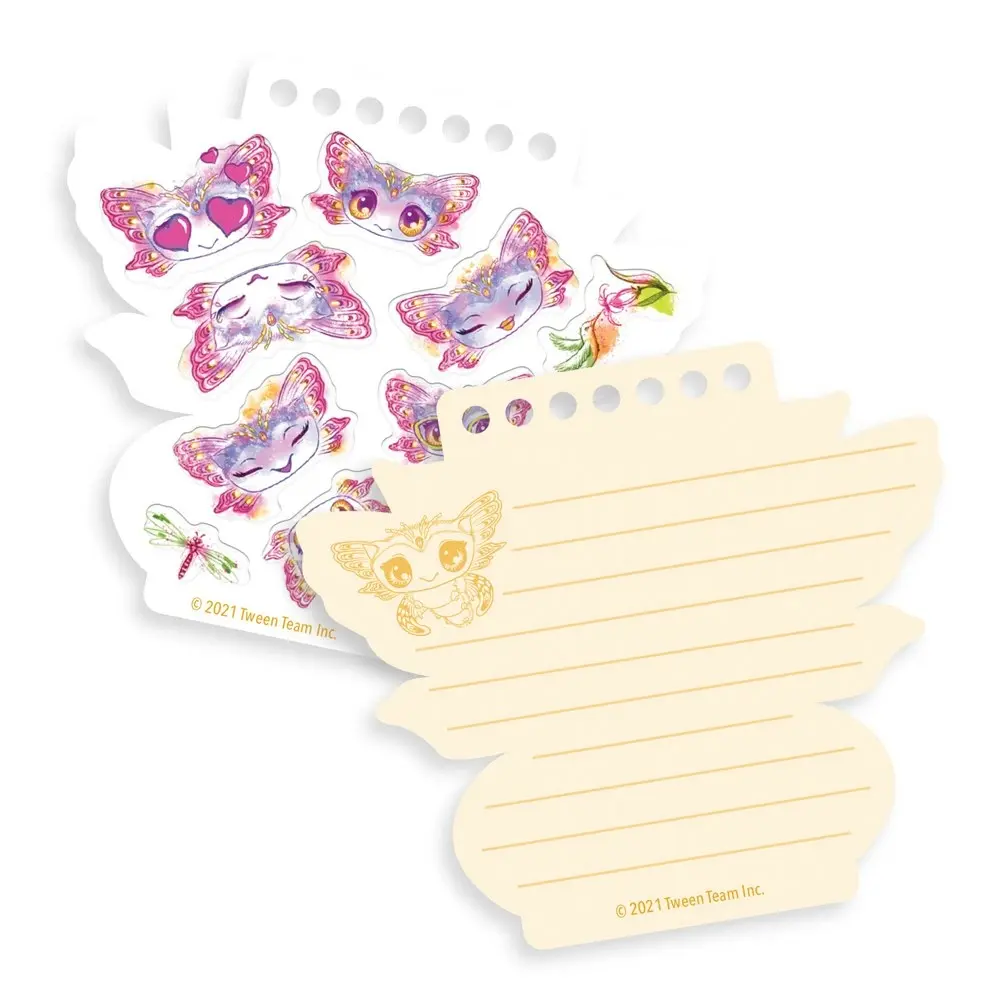 2PK Nebulous Stars 9.2cm Mini Note Pad w/Pencil/Chain/Stickers Kids 7y+ Assorted