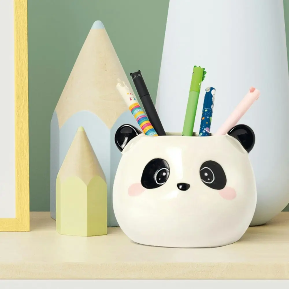 Legami Desk Friends Ceramic Pen/Ballpen Pencil Holder Storage Stationery Panda