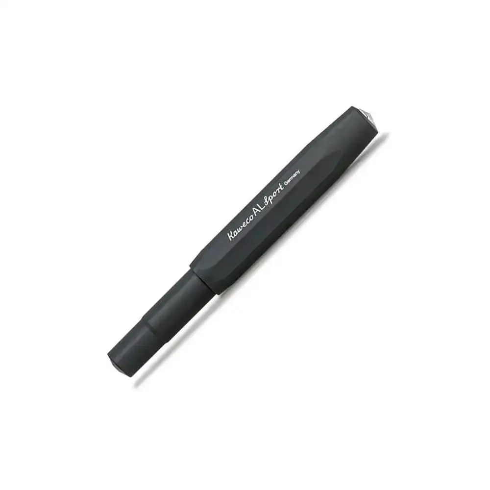 Kaweco AL Sport Aluminium Rollerball Pen Writing Stationery Medium Nib Black