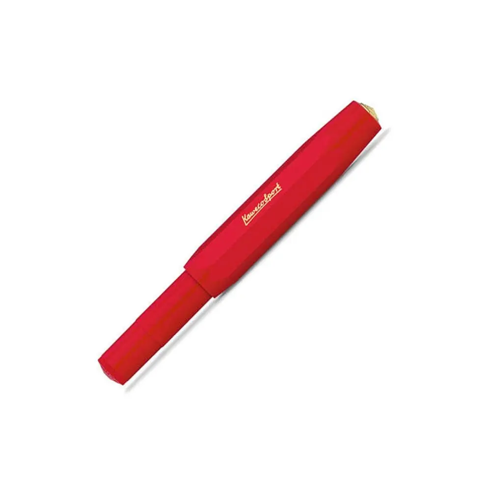 Kaweco Classic Sport Plastic Fountain Pen Writing Stationery Medium Nib Red