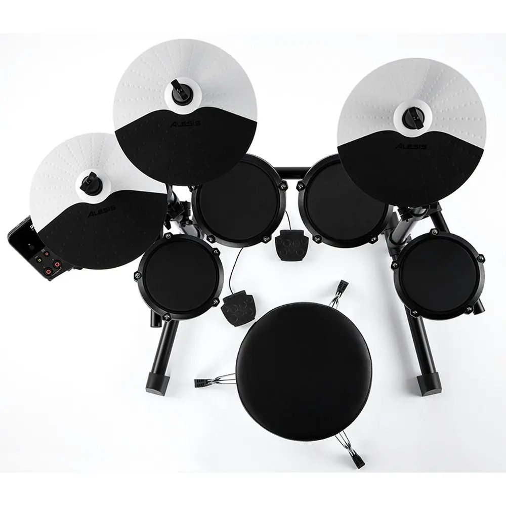 5pc Alesis Debut Electronic Drum Kit/Set w/Stool/Headphones/Sticks Music