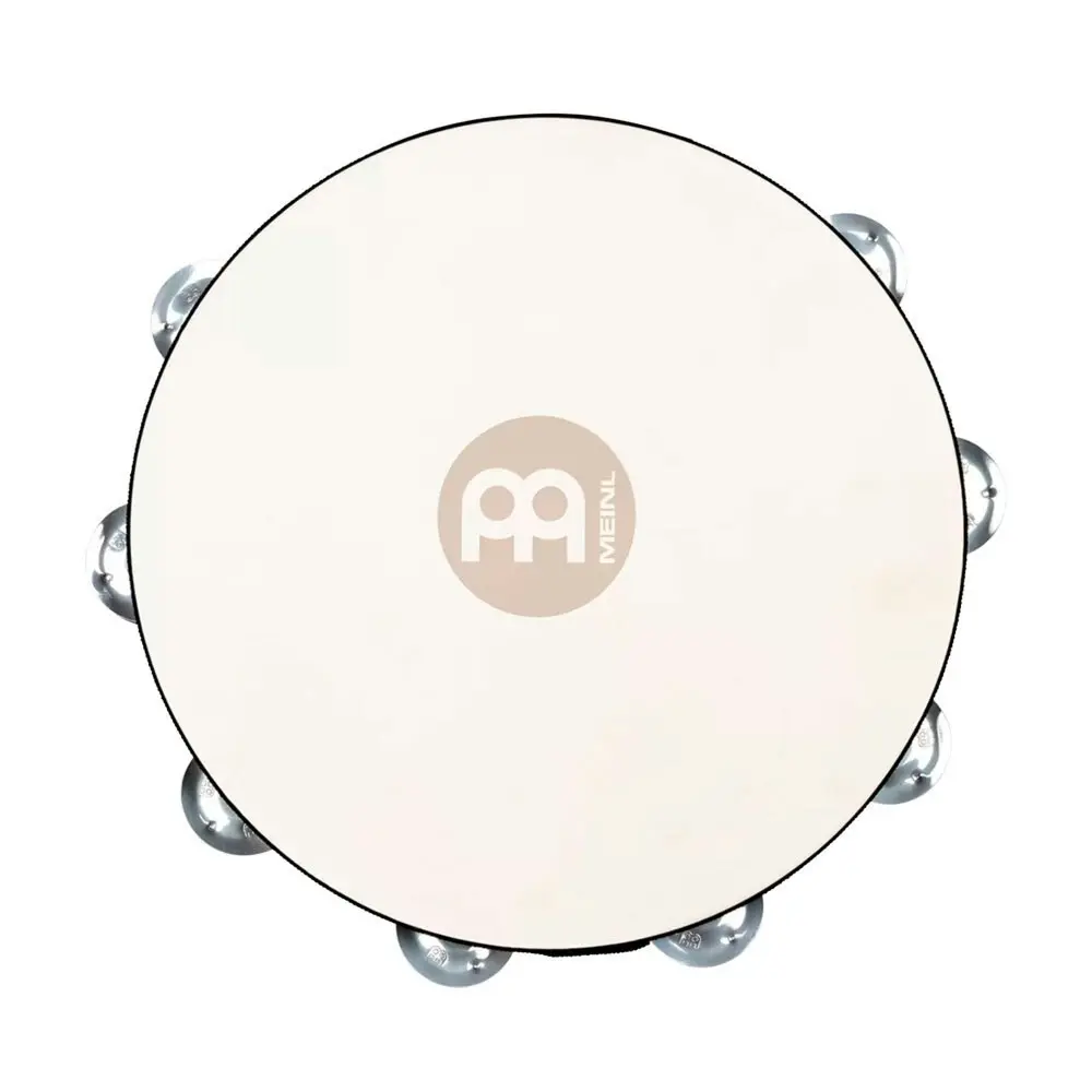 Meinl Percussion Aluminium Jingle African Brown Tambourine Musical Instrument