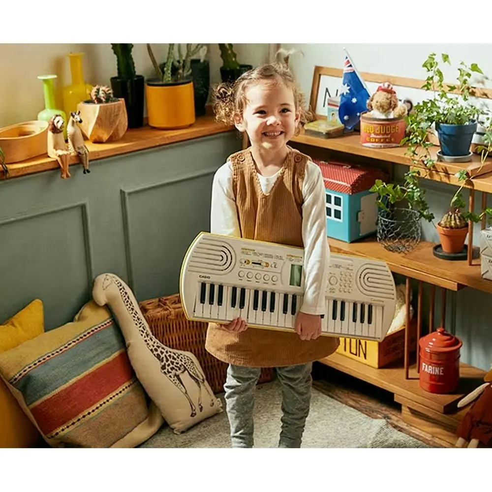 Casio SA-80 Casiotone 44 Key Mini Kids/Childrens Musical Electric Keyboard White