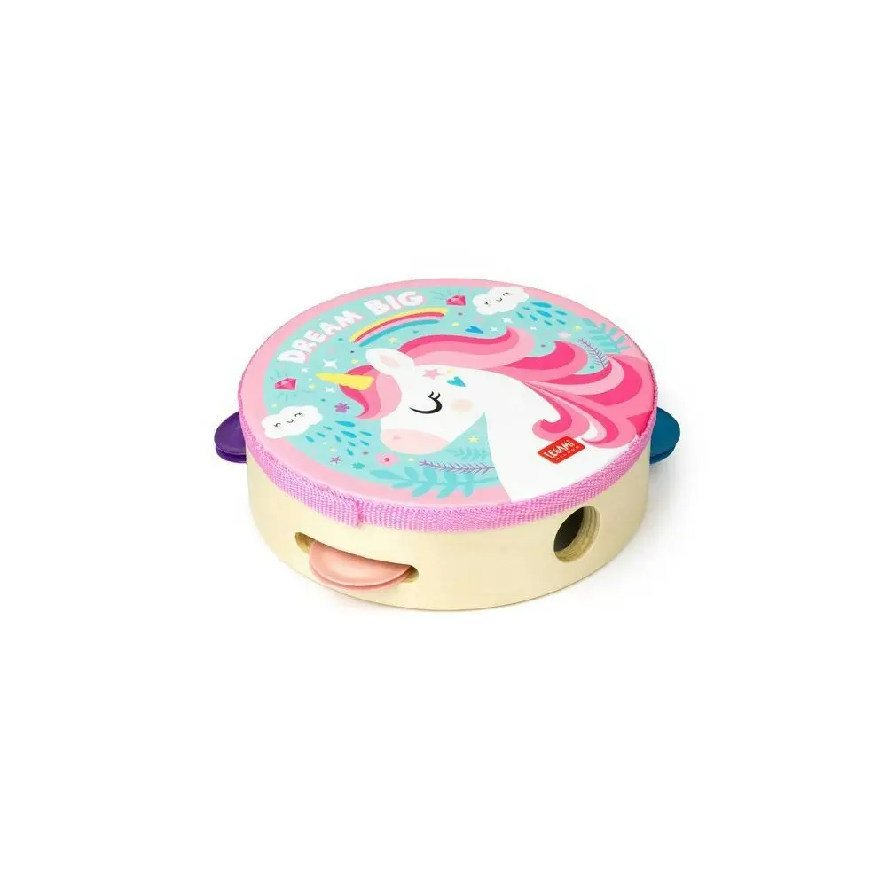 Legami Shake It Up Unicorn Tambourine Handheld Musical Instrument Kids/Children