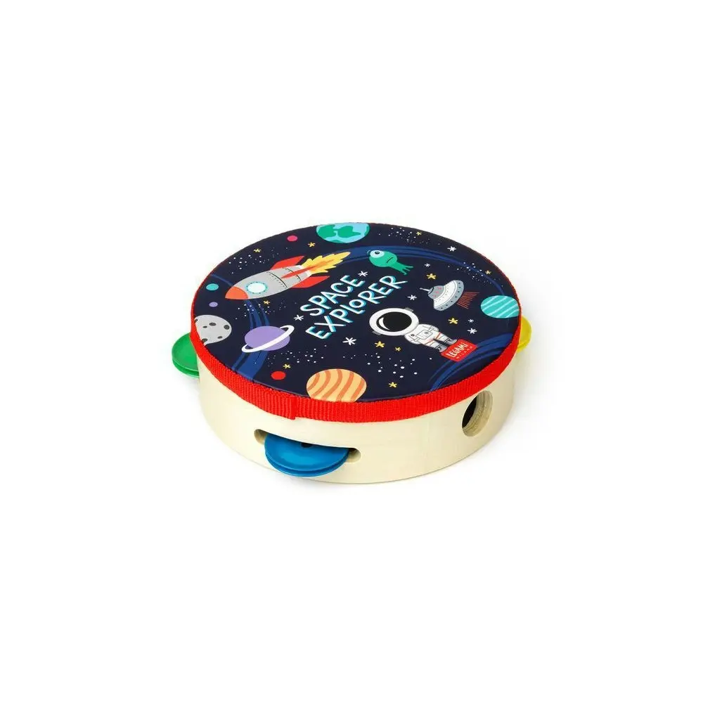 Legami Shake It Up Space Tambourine Handheld Musical Instrument Kids/Children