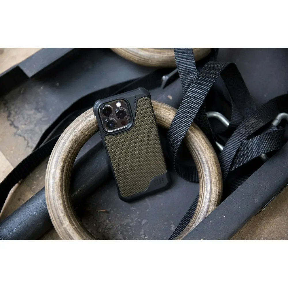 Urban Armour Gear Metropolis LT Case Cover For Apple iPhone 13 Kevlar Olive