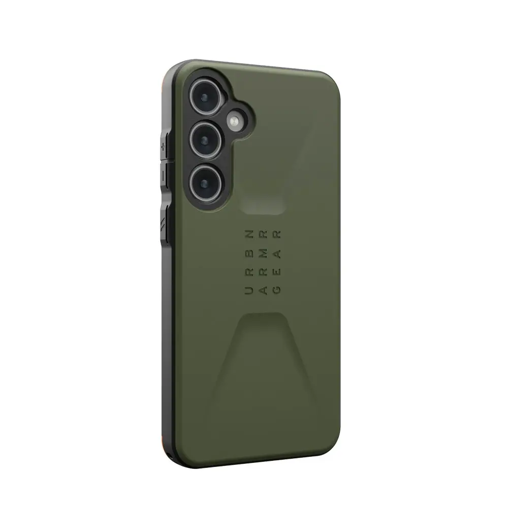 Urban Armour Gear Civilian Rouladen Case Cover For Samsung Galaxy S24 Olive Drab