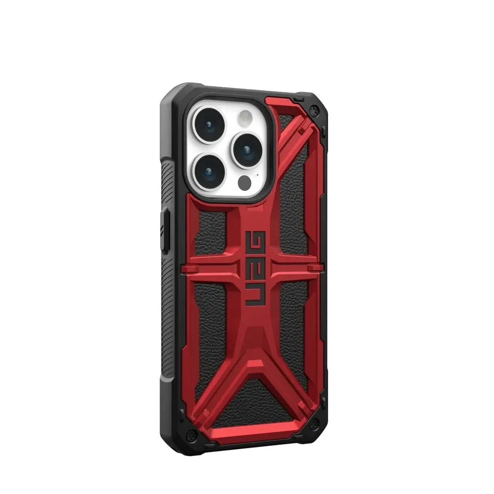 Urban Armour Gear Monarch  Phone Case Mobile Cover For iPhone 15 Pro Crimson