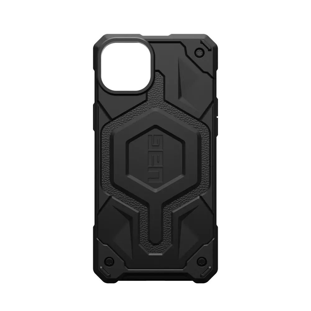 Urban Armour Gear Monarch Pro MagSafe Phone Case For iPhone 15 Plus Carbon Fiber