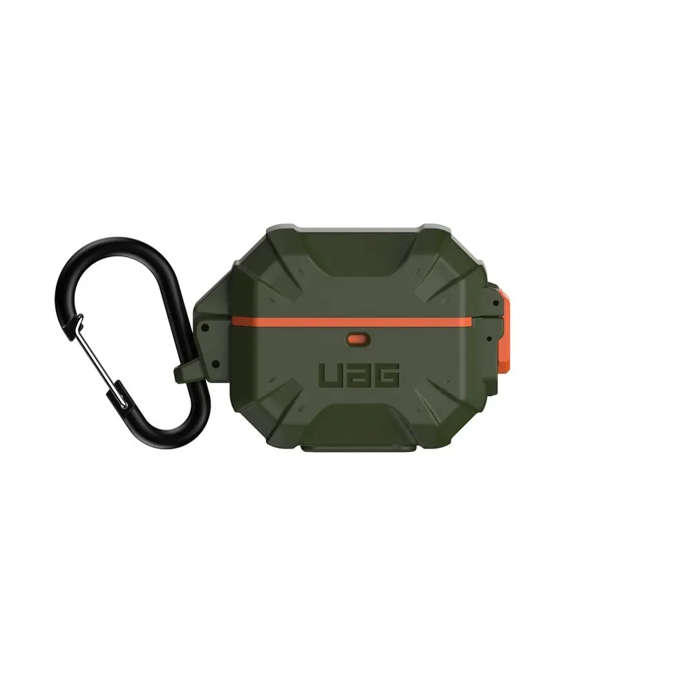 Urban Armour Gear Pathfinder Case Cover For Apple AirPods Gen 3 Olive/Orange