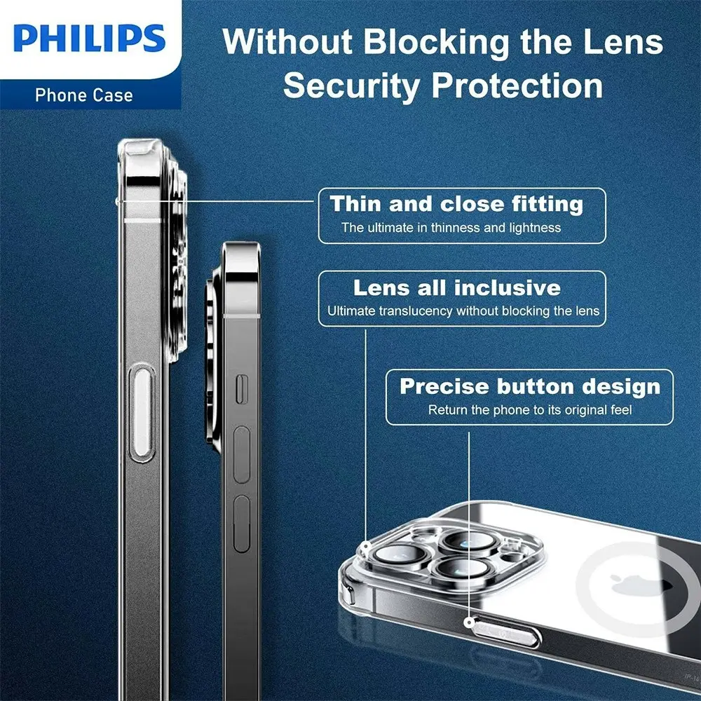 Philips MagSafe Case Drop Protection Cover For Apple iPhone 14 Pro Max Clear