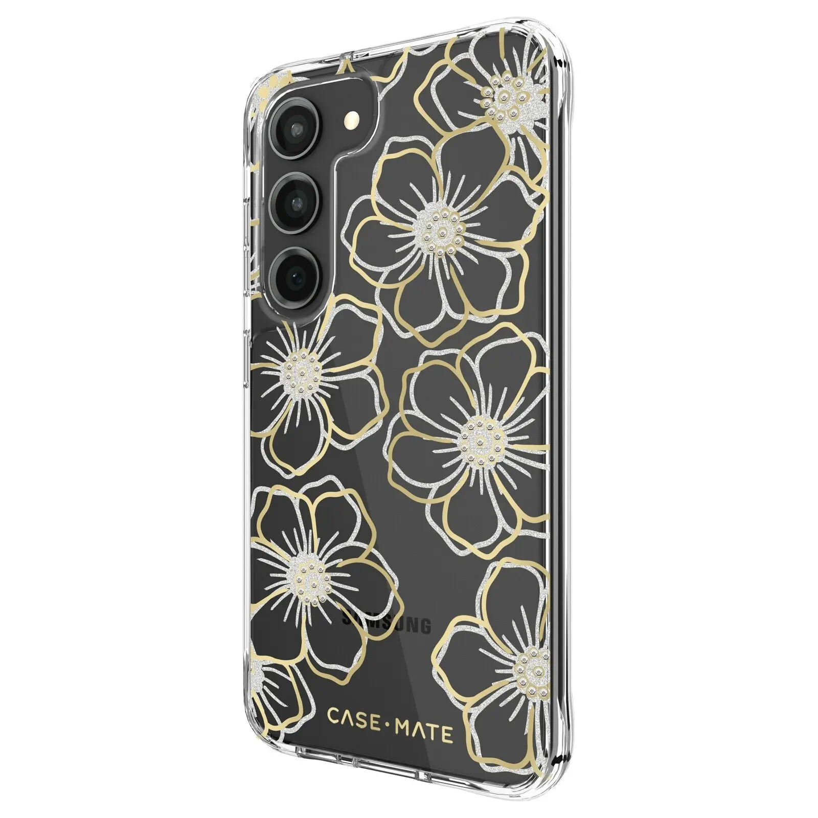 Case-Mate Floral Gems Antimicrobial Smartphone Case For Samsung Galaxy S23