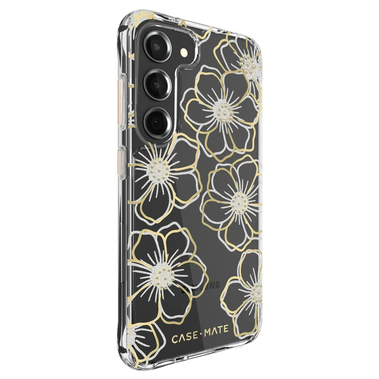 Case-Mate Floral Gems Antimicrobial Smartphone Case For Samsung Galaxy S23