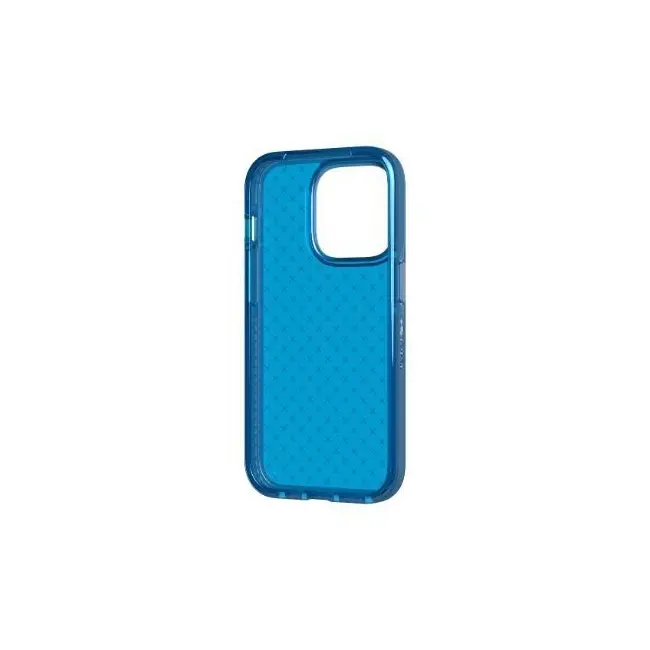 Tech21 EvoCheck Phone Case Mobile Cover For Apple iPhone 14 Pro Classic Blue