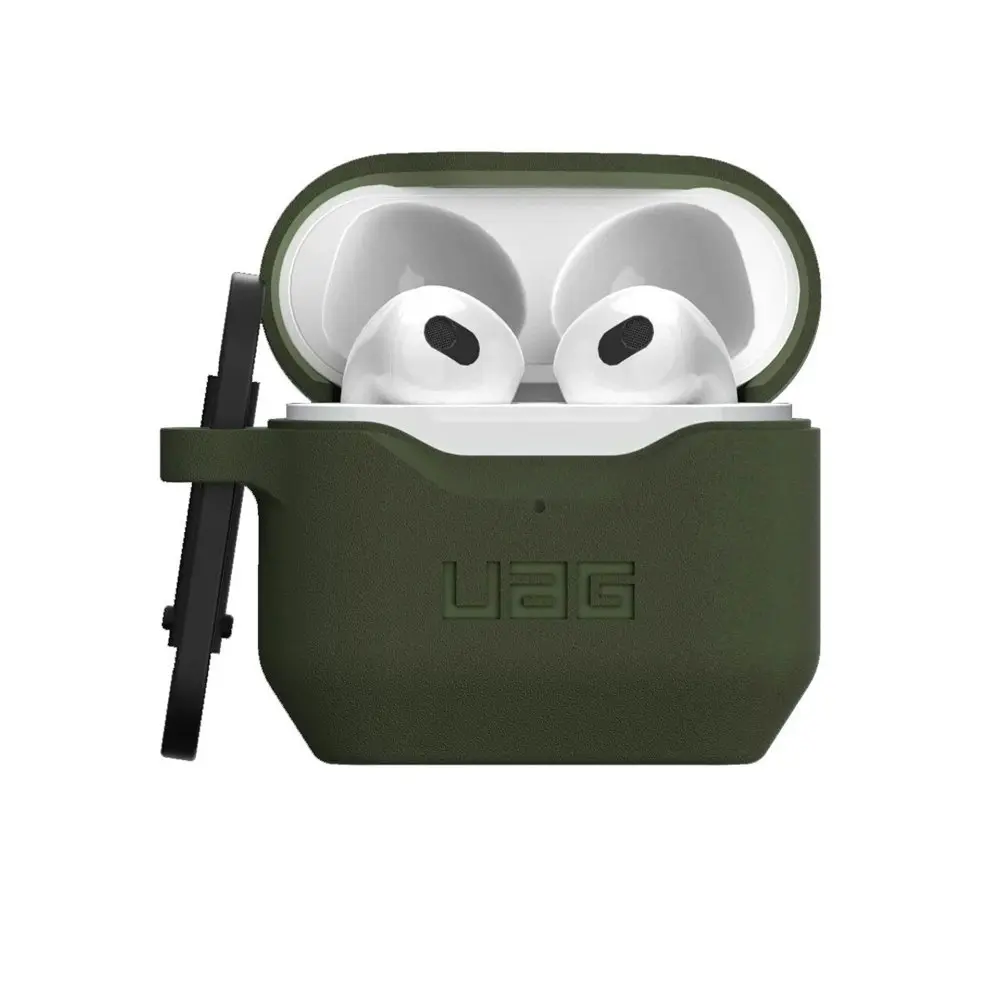 Urban Armour Gear Standard Issue Case Cover For Apple AirPods Blondie Olive