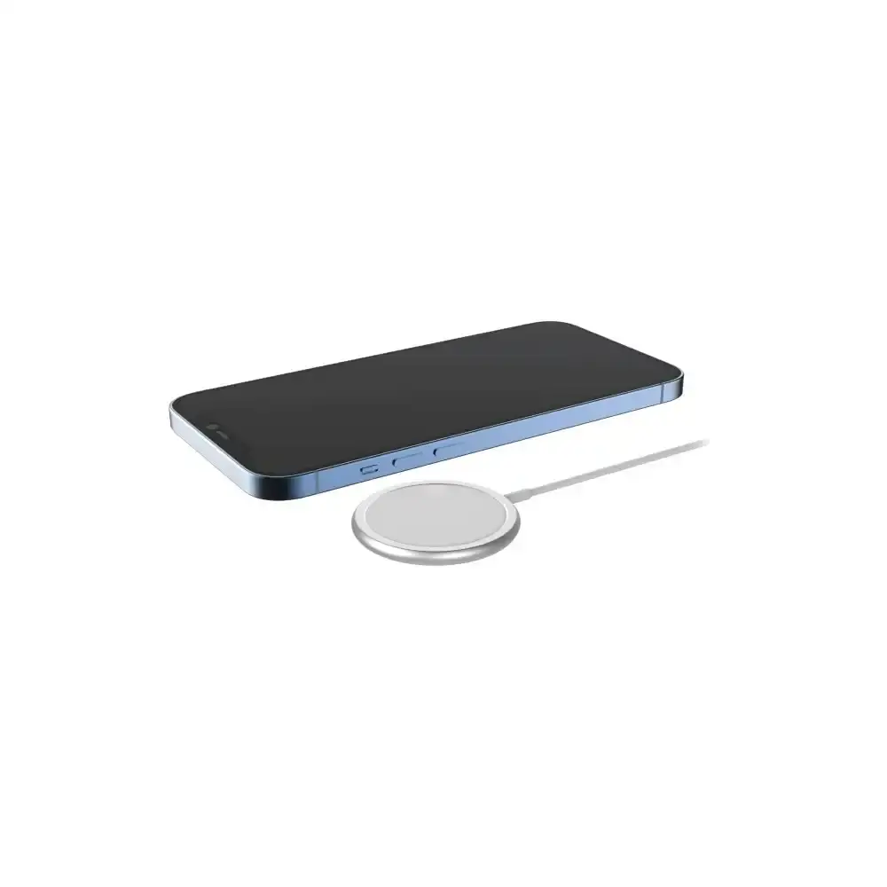 Chargecore Magnetic Wireless Mobile Phone Charging Pad For iPhone/Samsung White