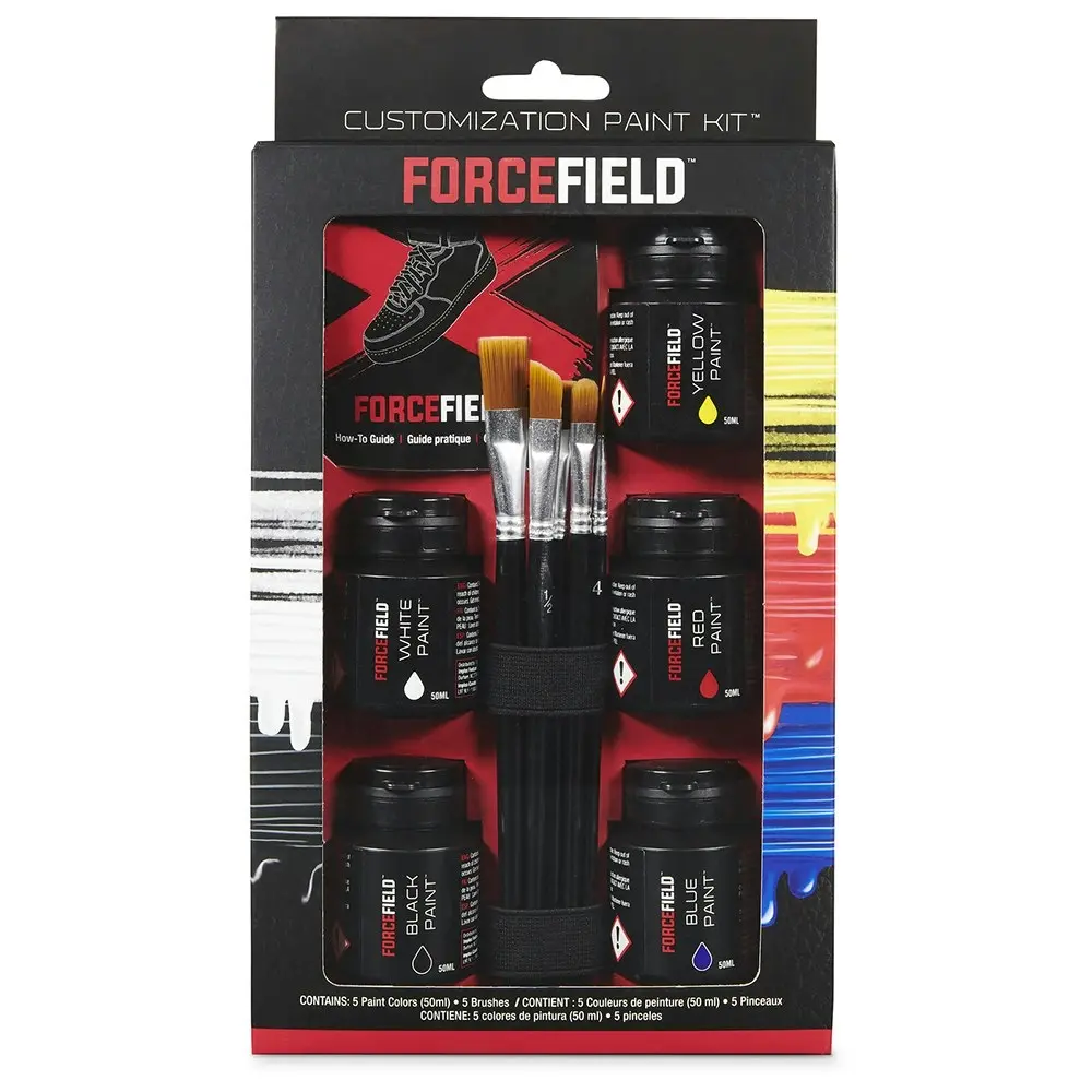 Forcefield Customization Shoe/Sneakers Detailing Kit w/ 5 Colours Paint/Brush