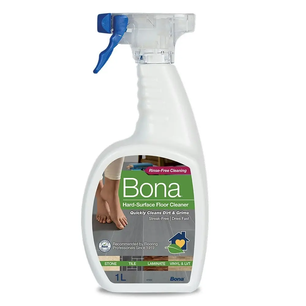 4PK Bona 1L Stone Tile & Laminate Spray Maintenance for Floors/Surface Cleaning