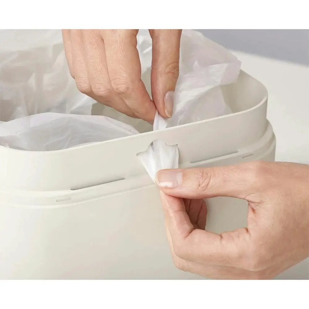 50pc Joseph & Joseph IW2 4L/36cm Food Waste Caddy Liners Bags For Bin White