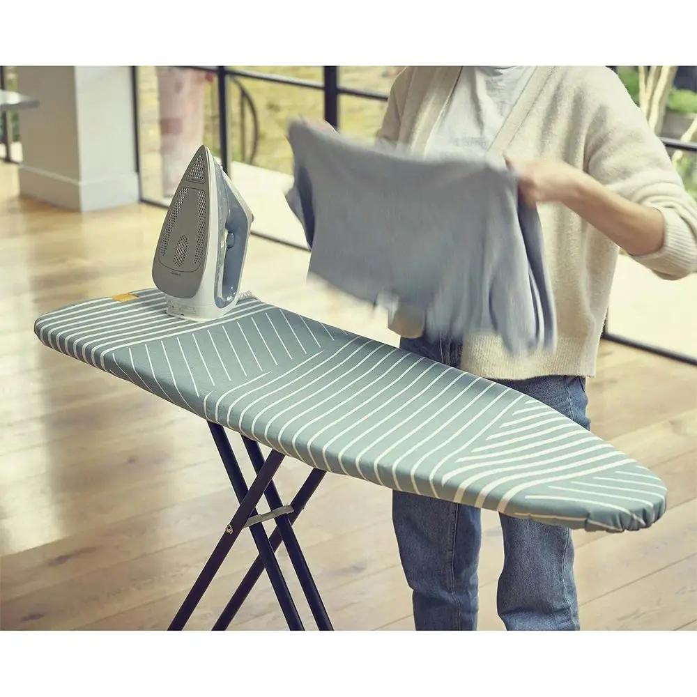 Joseph & Joseph StretchMesh 124cm Flexa Ironing Board Cotton Cover Linear Grey