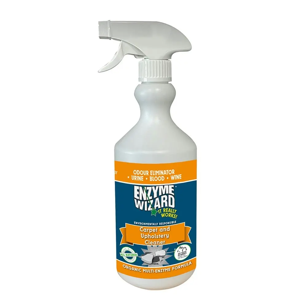 Enzyme Wizard Carpet & Upholstery Spray Surface Stains/Dirt Cleaner 750ml 3x