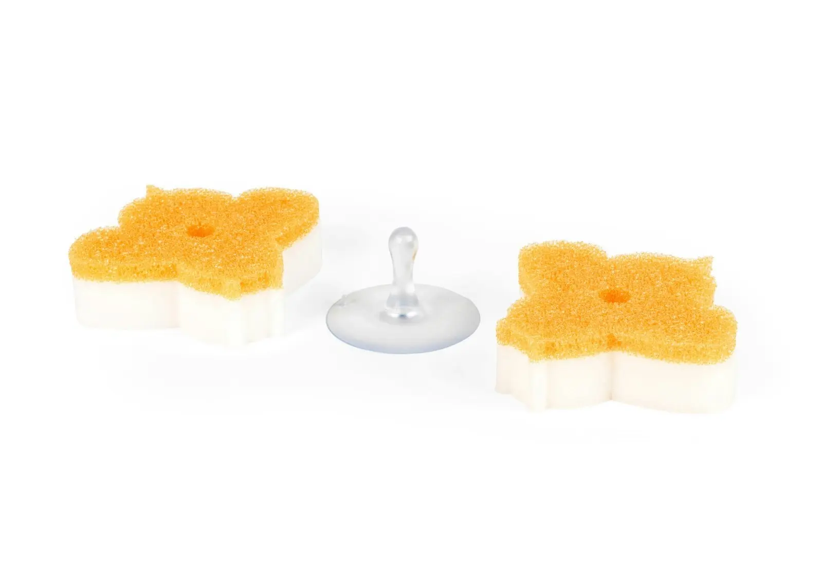 2pc Kleeneze Busy Bee Double Sided Oven Tray/Grill/BBQ Cleaning/Scrubbing Sponge