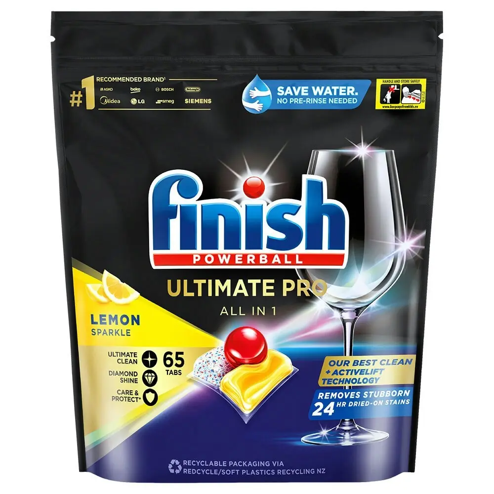 325pc Finish Ultimate Pro Powerball Dishwashing Tablets Lemon Sparkle