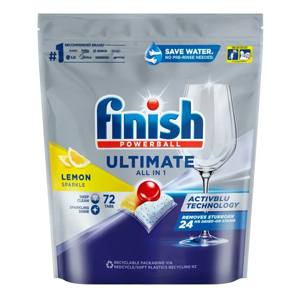 216pc Finish Powerball Ultimate All-in-One Dishwashing Tablets Lemon Sparkle