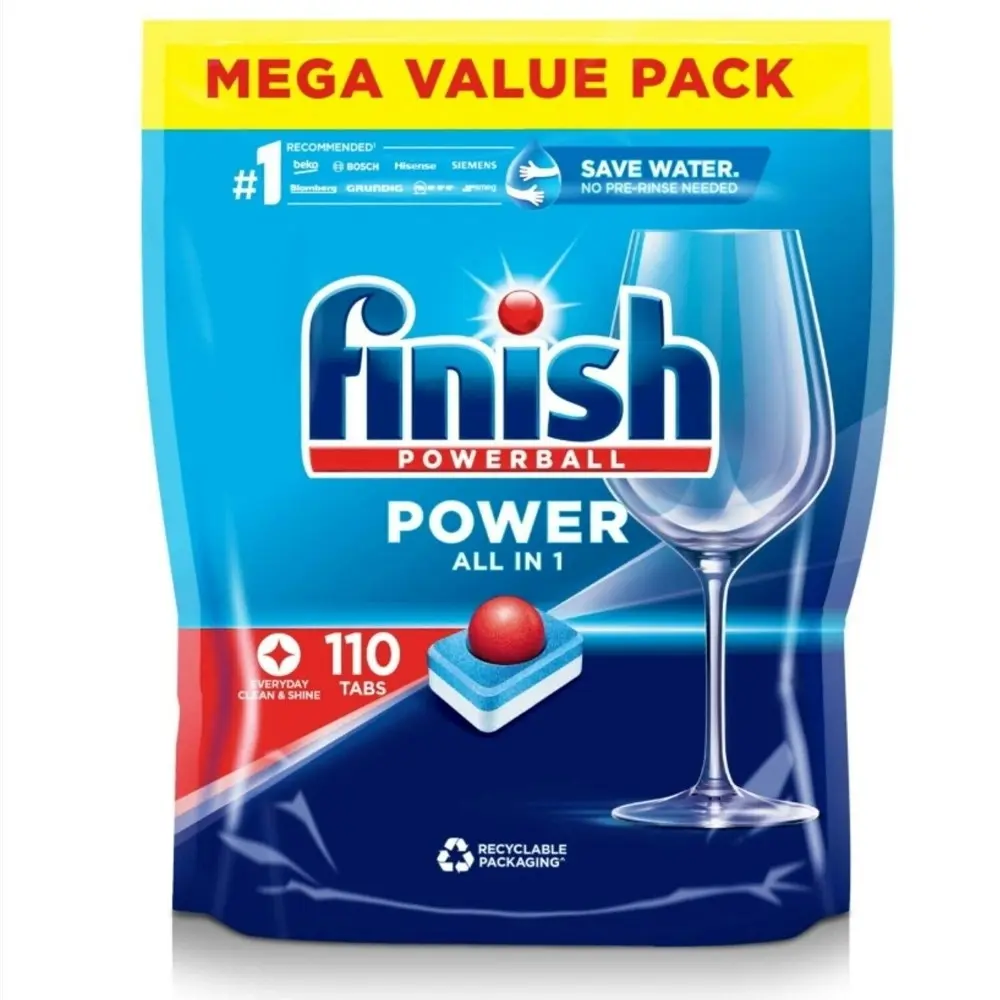 330pc Finish Powerball All In 1 Power Dishwashing Dish Cleaning Tablets/Capsules