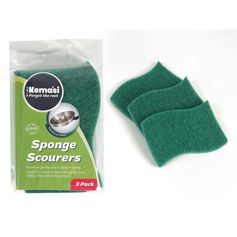 36pc kemasi Heavy Duty Sponge Scourer Home Kitchen Dishwashing Cleaning