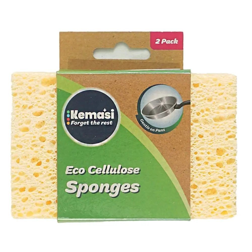 24pc kemasi Eco Cellulose Multipurpose Sponge Home Kitchen Dishwashing Cleaning