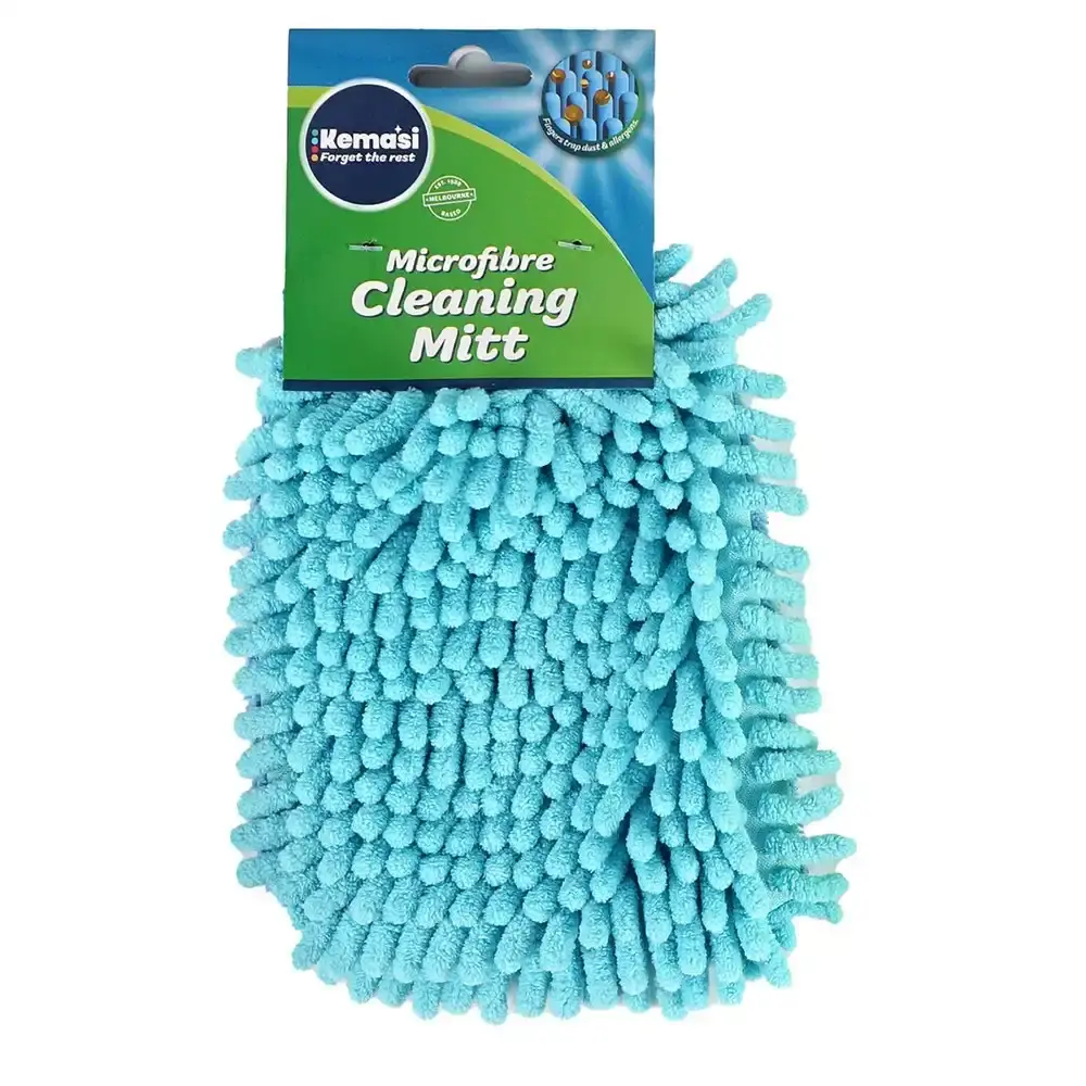 6x kemasi Multipurpose Microfibre Cleaning Mitt Home Dishwashing Assorted