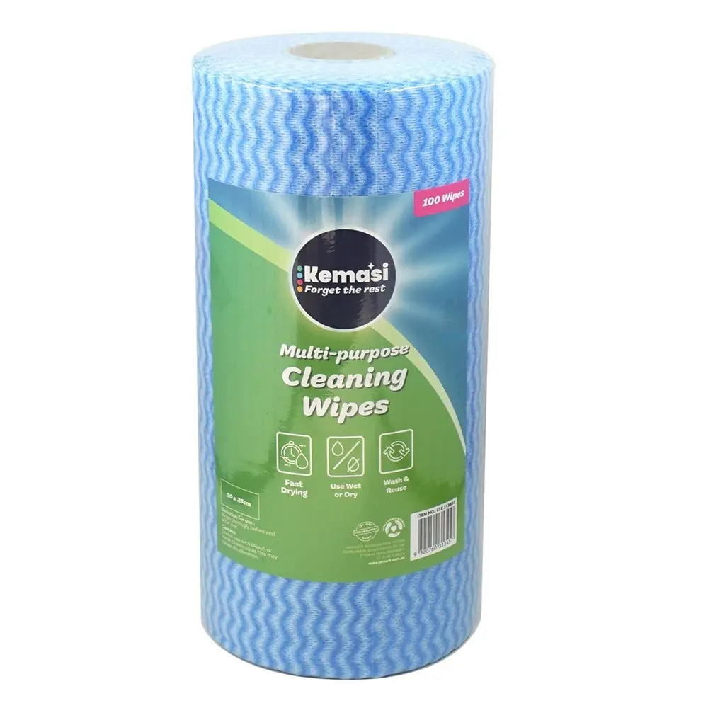 4x 100 Sheets kemasi Multipurpose Durable Cleaning Wipes Home Kitchen Cleaning