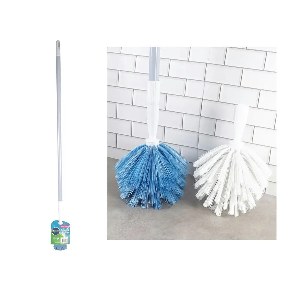 3x kemasi Extendable Cobweb Broom Home Bathroom Kitchen Room Cleaning Assorted